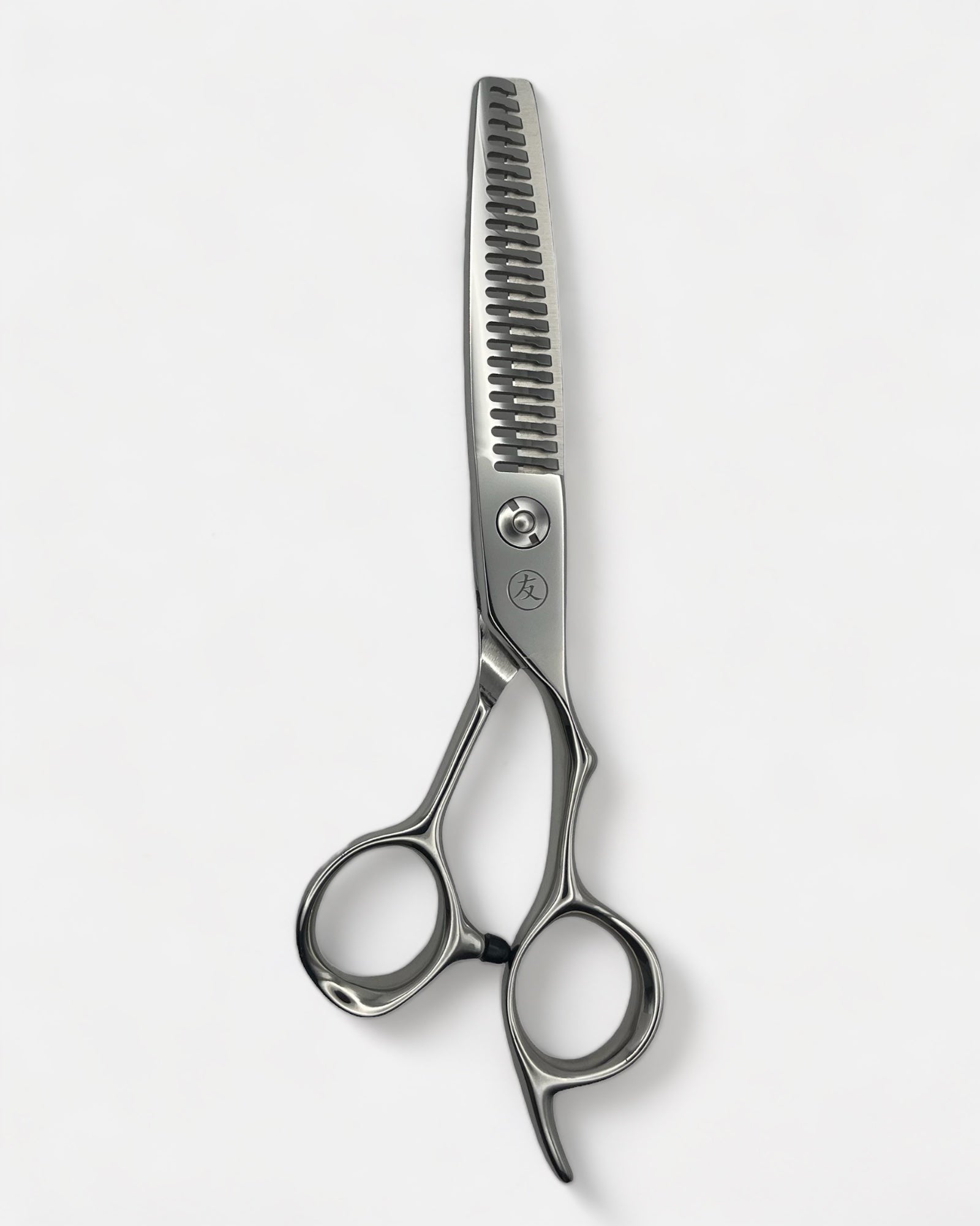 AK TXSF Thinning Scissors Flat On Grey background