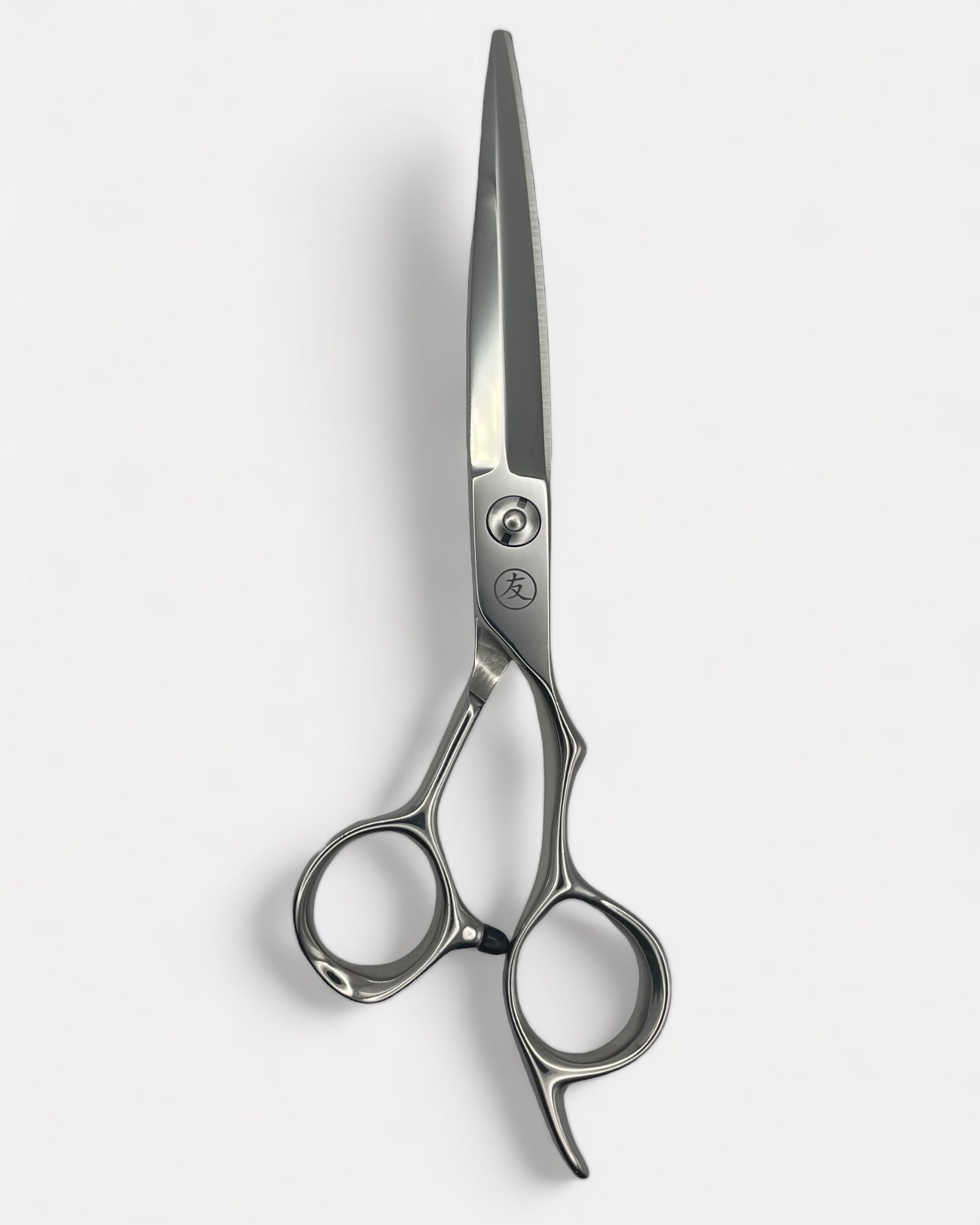 AK Z-1 Master Hairdressing Scissors 6.5 Flat On Grey Background