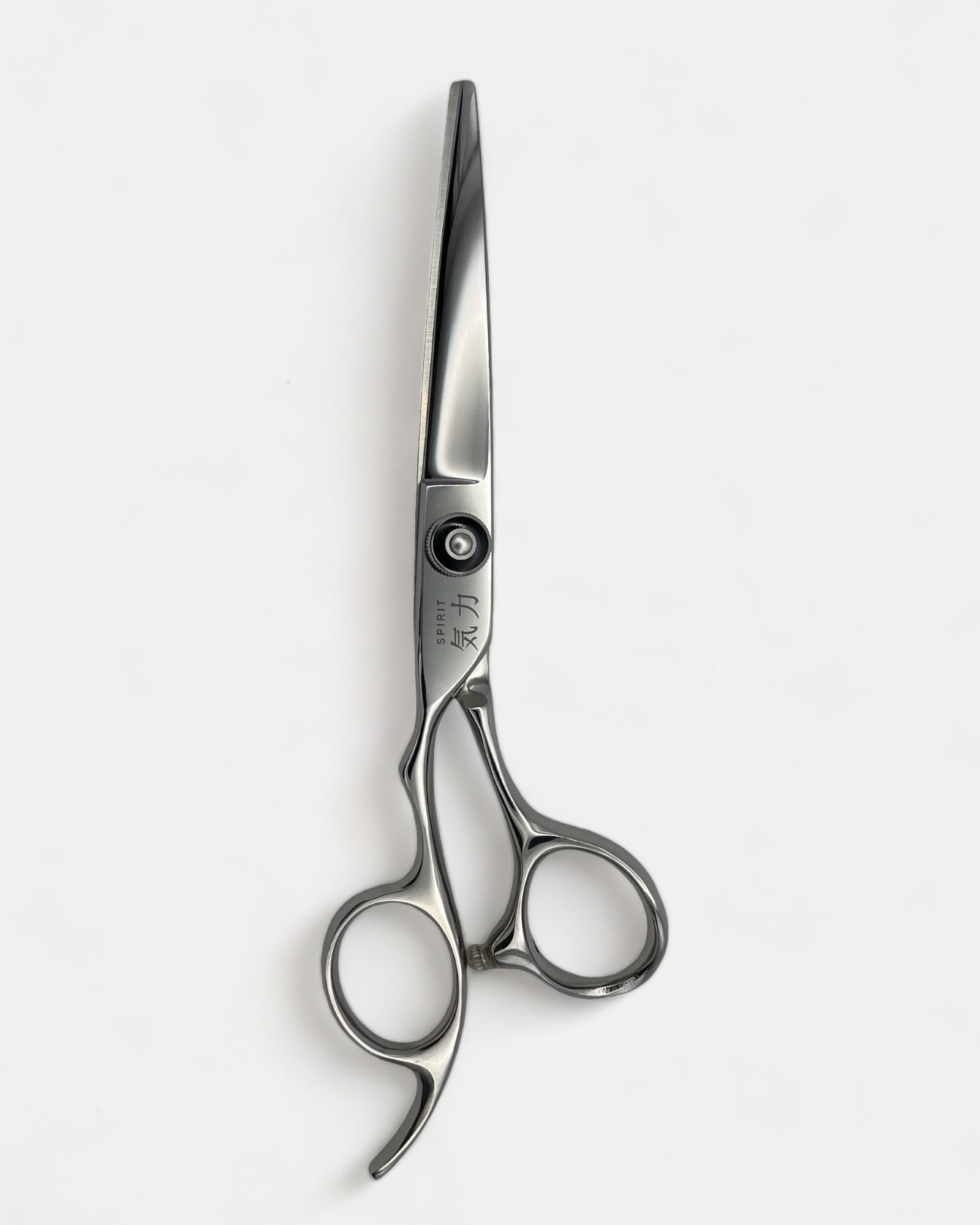 Attitude Left Handed Hair Scissors on grey background