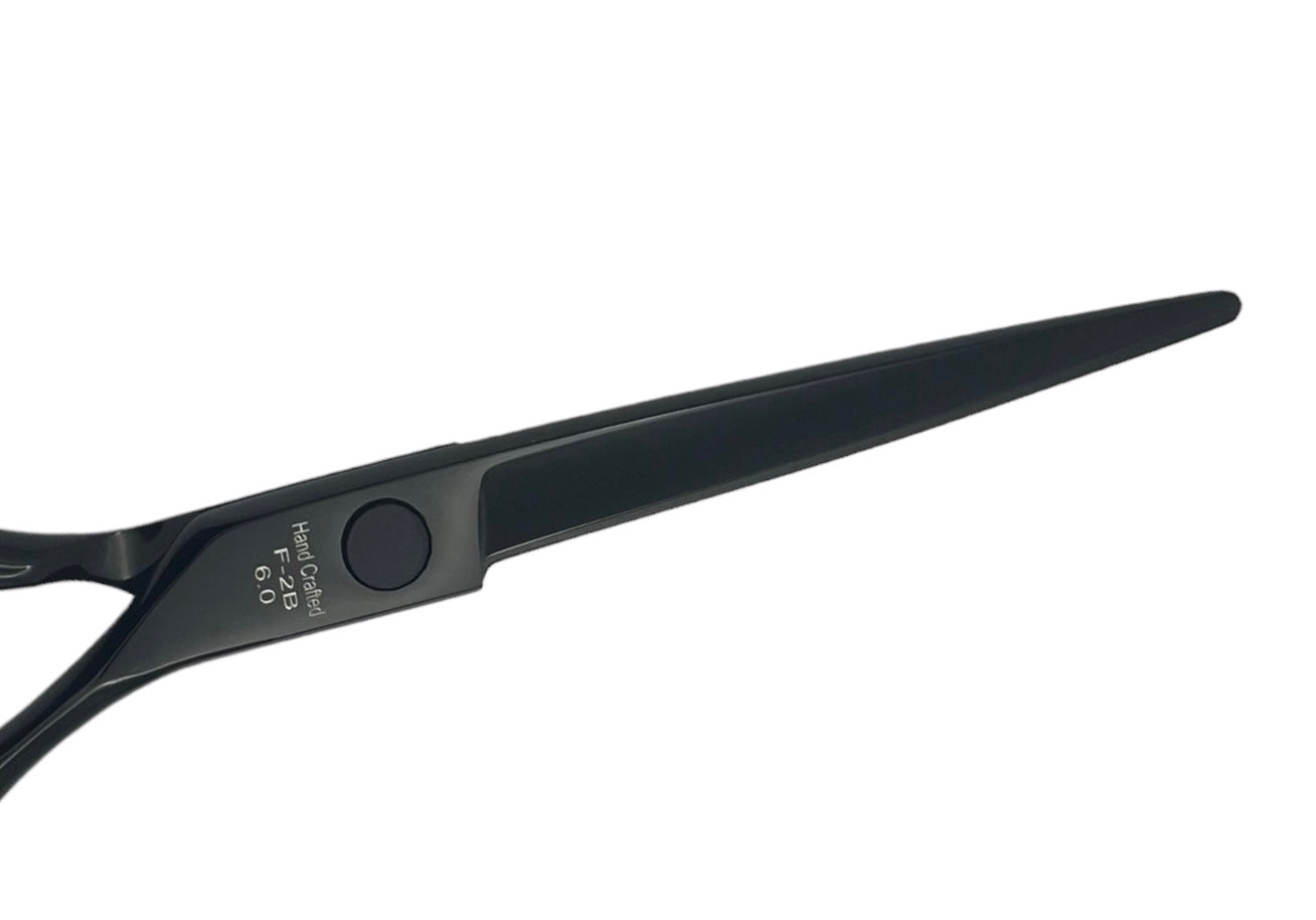 F-2 Hairdressing Scissors - Black - Akito Scissors